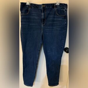 American Eagle Plus Size Jeans, Curvy Super Hi-Rise Jegging, Size 24 Regular
